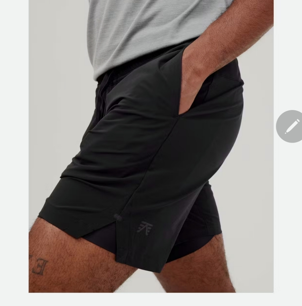 Foehn Harper Hybrid Adventure Short Black XL Comfort Liner $84